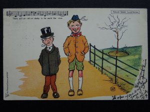 Popular Song Illustrated THERE AIN'T AN OTHER DADDY..... c1903 UB Postcard