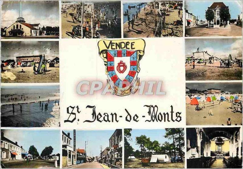 Postcard Modern Vendee St Jean de Monts