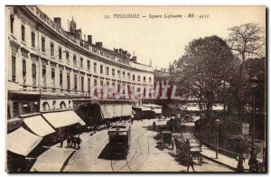 Old Postcard Lafayette Square Toulouse Tramway