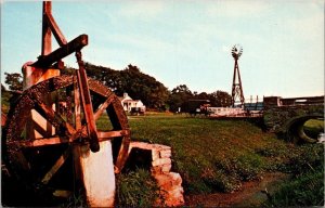 Pennsylvania Amish Country Amish Water Wheel On An Amish Farm