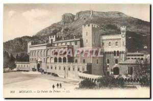 Old postcard Monaco The Prince's Palace