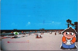 Clearwater Beach Florida Vintage Postcard C351
