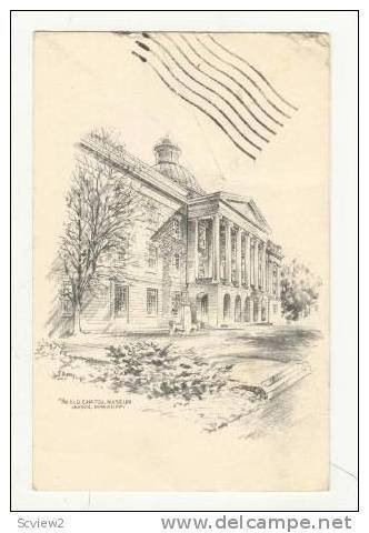 Sketch, The Old Captiol Museum, Jackson, Mississippi, 1966 PU