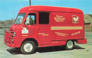 Chicago IL Roscoe Dust Cloth Service Truck, Business Card 2 x 3.5