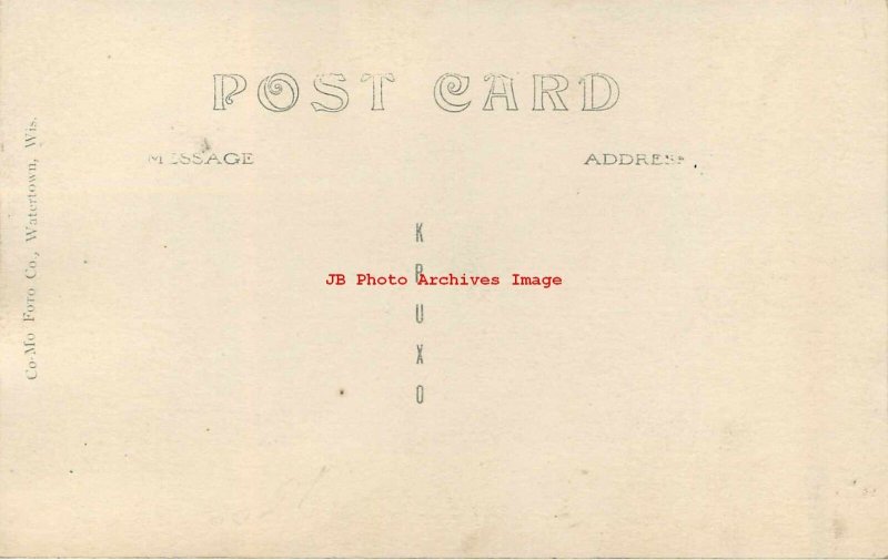 NE, Fremont, Nebraska, RPPC, Post Office Building, Co-Mo Photo No 08300