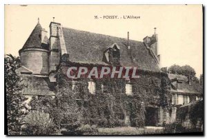 Old Postcard Poissy Abbey