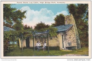 Kentucky High Bridge Park Daniel Boone Log Cabin