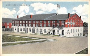 Richmond, VA Virginia  LIBBY PRISON Confederate~Civil War Officers 1920 Postcard