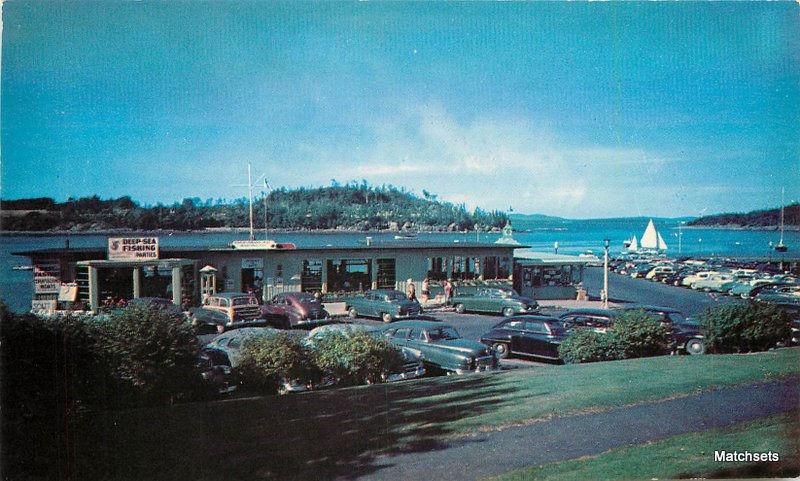 Willis Sons BAR HARBOR, MAINE 1950's Automobiles Eastern Colorpicture 6641