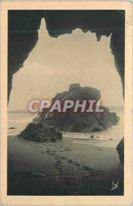 Old Postcard Peninsula of Quiberon Corridors of a Entree du Cloitre