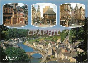 Modern Postcard Dinan Cotes d'Armor Les Vieilles house and the valley of the ...