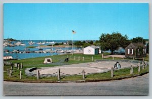 Cohasset Harbor  Massachusetts  Government Island  Postcard