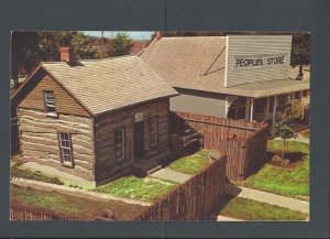 Post Card Lincoln Neb Elm Creek Indian Fort Relocated Built 1866