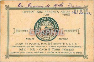 Old Postcard Express Publicite Soap Stain Dog Chicks