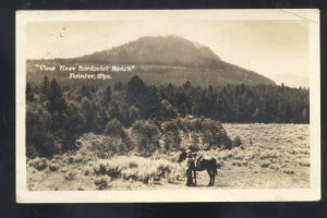 RPPC PAINTER WYOMING NORDQUARRT RANCH VINTAGE REAL PHOTO POSTCARD