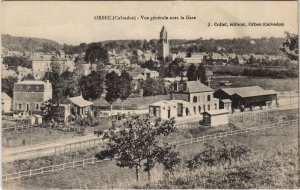 CPA ORBEC Vue Generale avec la Gare (1225546)