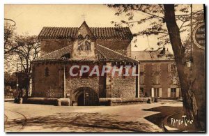 Old Postcard Poitiers The Baptistery Saint Jean