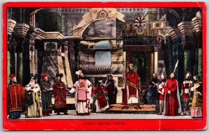 Christ Before Herod The Passion Play Religious Postcard