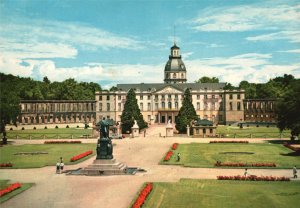 Postcard Karlsruhe Schloss Landesmuseum Gruse Aus Heidelberg Germany