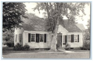 1943 Daniel Webster House Exterior Tree Lebanon Hanover New Hampshire Postcard