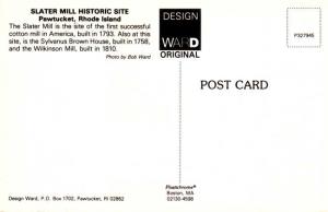 Slater Mill Historic Site - Pawtucket RI, Rhode Island