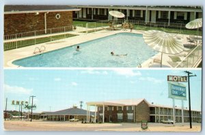Montgomery Alabama Postcard Rodeway Inn Multiview Exterior 1970 Vintage Antique