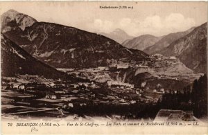 CPA BRIANCON - Vue de St-Chaffrey - Les Forts et sommet de. (453691)