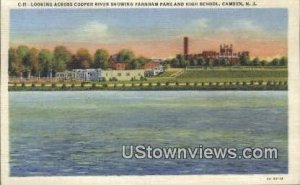 Cooper River, Farham Park & High School in Camden, New Jersey