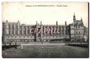 Chateau of Saint Germain Postcard Old West Facade