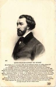 CPA écrivain auteur poete LOUIS-CHARLES-ALFRED DE MUSSET (305010)