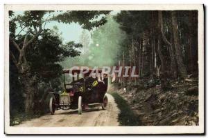Old Postcard Fancy Cars