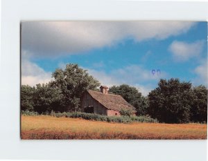 Postcard Kansas summer scenes include many old barns Kansas USA