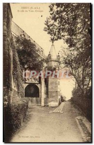 Old Postcard Dreux Entree old castle