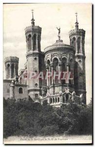 Postcard Old apse of the Basilica of Our Lady of Fourviere Lyon