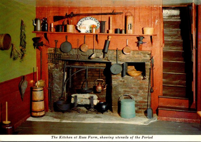 Canada Nova Scotia New Ross The Kitchen At Ross Farm