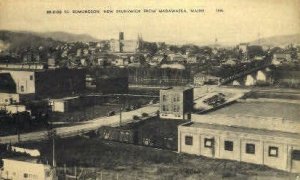 Bridge to Edmundson, New Brunswick in Madawaska, Maine