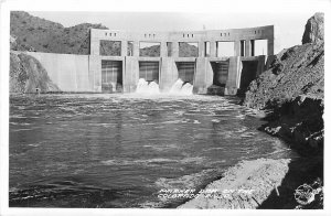 Arizona Parker Dam Colorado River Frashers 1940s RPPC Postcard 25-11213