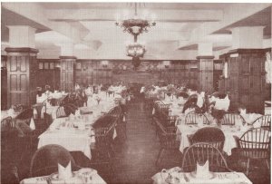 Toronto Canada The Studio Restaurant Dining Room Old English Vintage Postcard