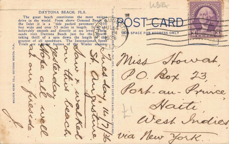 USA Florida Daytona Beach Atlantic Ocean and the most Wonderful Beach 07.06