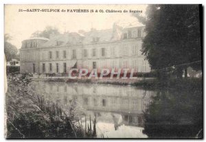 Postcard Old Saint Sulpice de Favieres Chateau Segrez