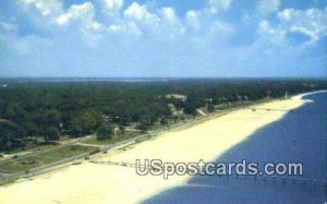 Highway & Beach in Mississippi Gulf Coast, Mississippi