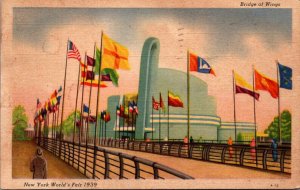 Expos New York World's Fair 1939 Bridge Of Wings