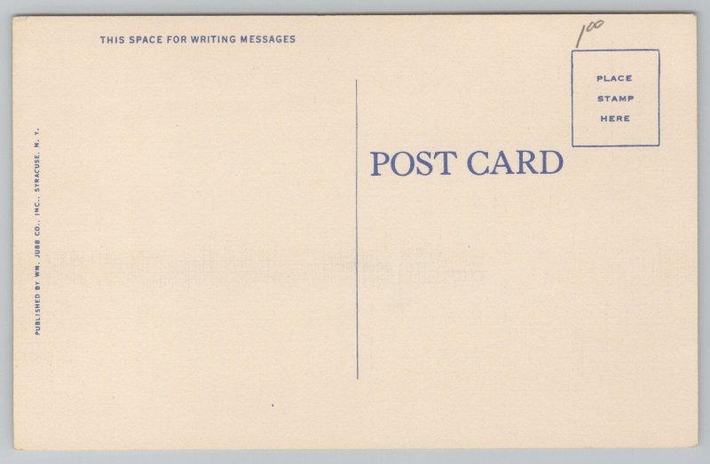 Plymouth New Hampshire~Open Gate Cabins & Restaurant~Linen Postcard