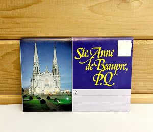 Ste Anne de Beaupre Canada Vintage 1980s Postcard Fold Out Set