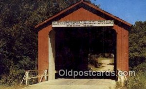 Princeton, IL USA Covered Bridge Unused 