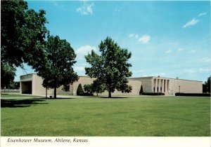 Vintage Postcard: Eisenhower Museum, Abilene, Kansas 1954