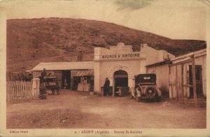 algeria, ARZEW, Source St. Antoine, Car (1920s) Postcard