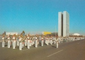 Brazil Military Praca Dos Tres Poderes Brazillian Army Postcard