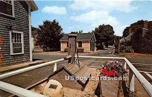 Pump Square - Nantucket, Massachusetts MA Postcard