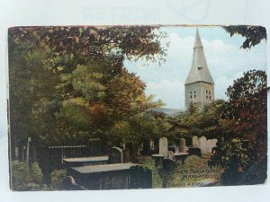 Antique Vintage Postcard Ancient Parish Church Margate Kent FoundedAD1050 C1900